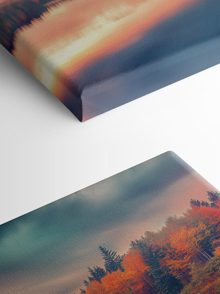 Lake with trees and clouds in the sky Lake with trees and clouds in the sky