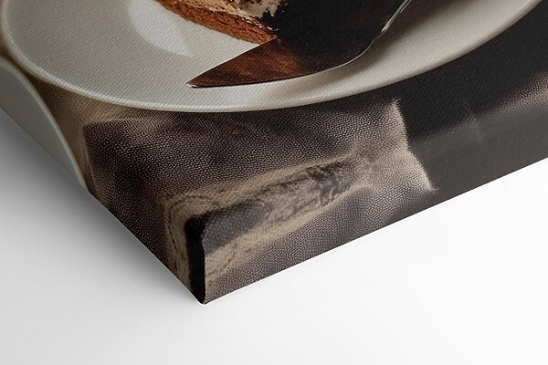 Une part de gâteau et une tasse de café Une part de gâteau et une tasse de café