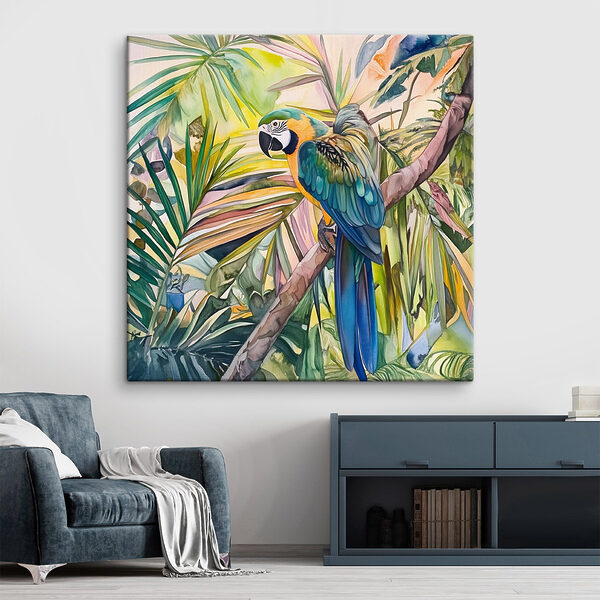 Oiseau coloré sur une branche d'arbre Oiseau coloré sur une branche d'arbre