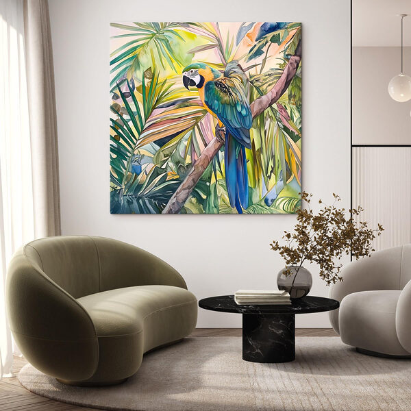 Oiseau coloré sur une branche d'arbre Oiseau coloré sur une branche d'arbre