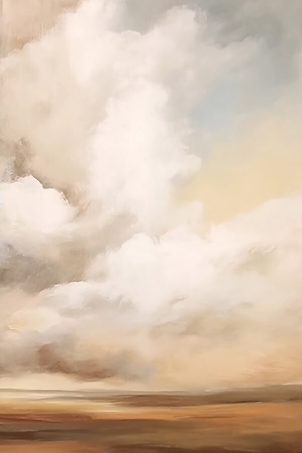 Nuages sereins au-dessus d'un paysage tranquille Nuages sereins au-dessus d'un paysage tranquille