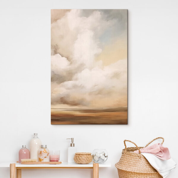 Nuages sereins au-dessus d'un paysage tranquille Nuages sereins au-dessus d'un paysage tranquille