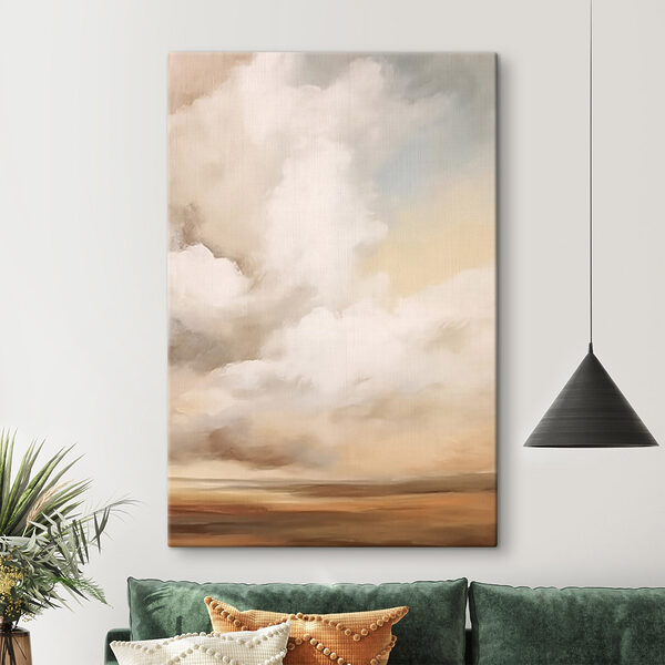 Nuages sereins au-dessus d'un paysage tranquille Nuages sereins au-dessus d'un paysage tranquille