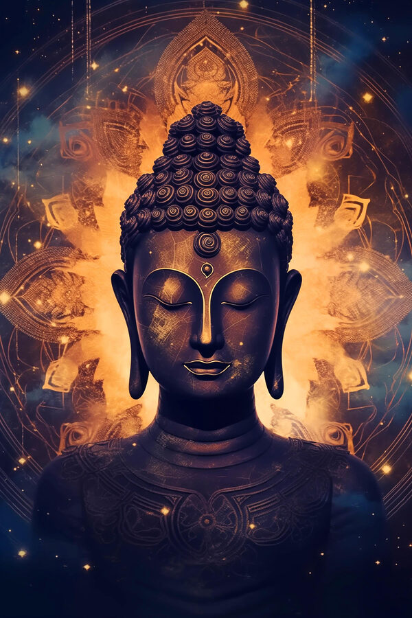 Méditation et paix dans les tons sombres Méditation et paix dans les tons sombres