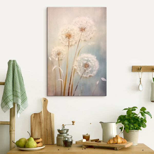 Canvas prints Painting of dandelions Canvas prints Painting of dandelions