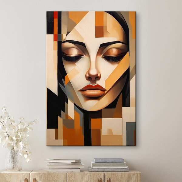 Canvas prints Painting of a woman's face Canvas prints Painting of a woman's face