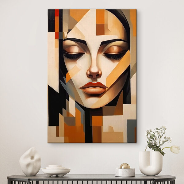 Canvas prints Painting of a woman's face Canvas prints Painting of a woman's face