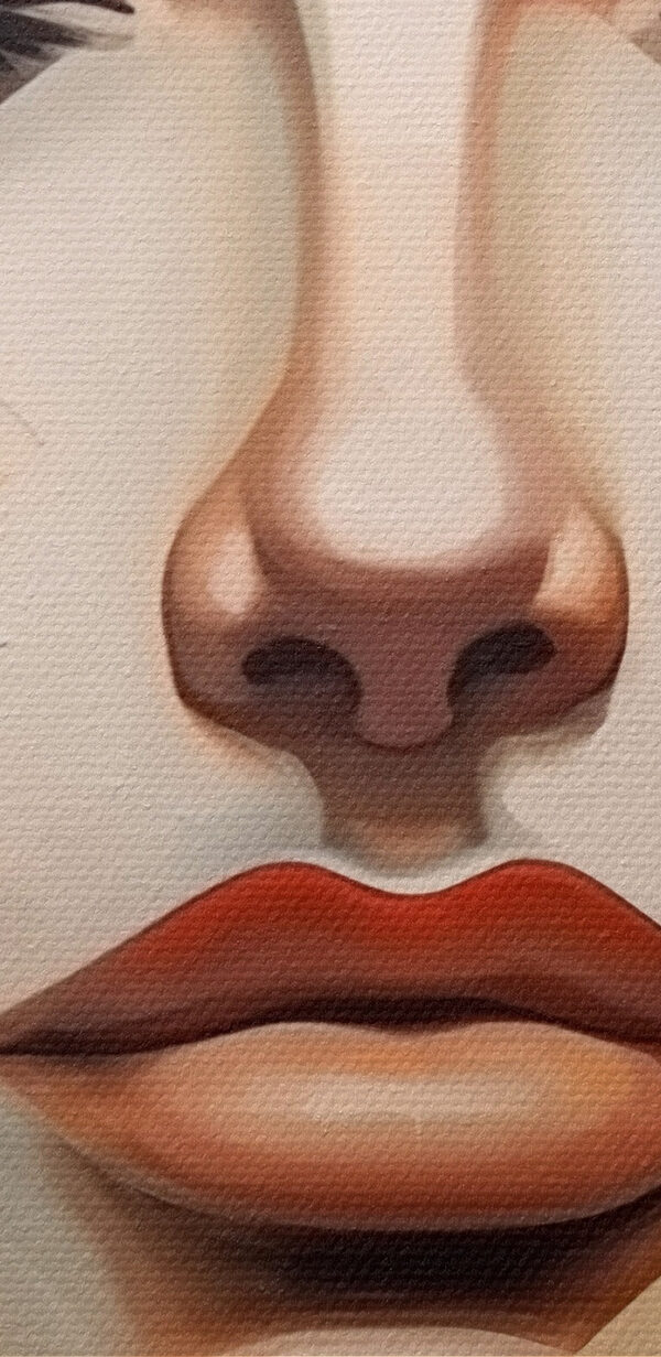 Canvas prints Painting of a woman's face Canvas prints Painting of a woman's face