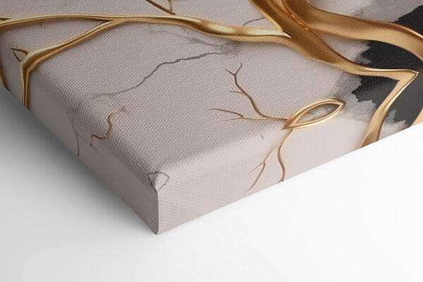 Canvas prints Elegant tree branches on marble backdrop Canvas prints Elegant tree branches on marble backdrop
