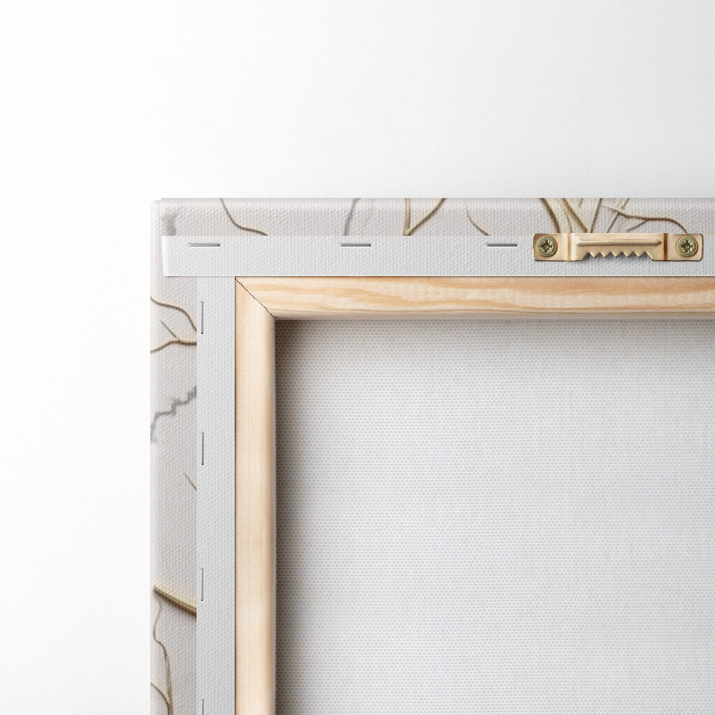 Elegant tree branches on marble backdrop Elegant tree branches on marble backdrop