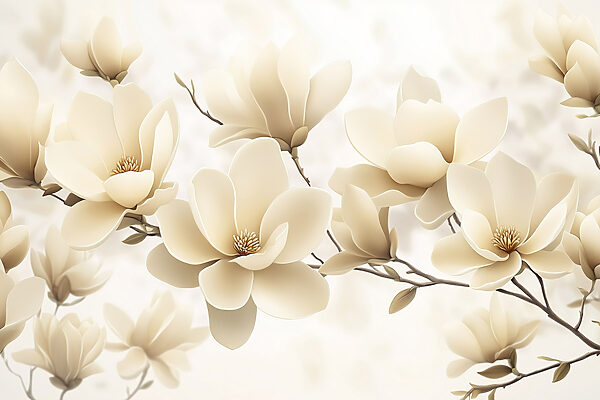 Groupe de fleurs blanches Groupe de fleurs blanches