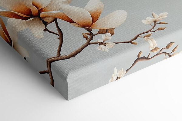 Oiseau sur une branche avec des fleurs Oiseau sur une branche avec des fleurs