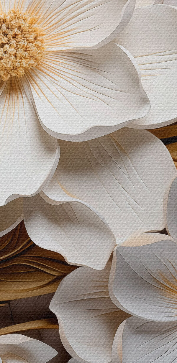 Groupe de fleurs et de feuilles blanches Groupe de fleurs et de feuilles blanches
