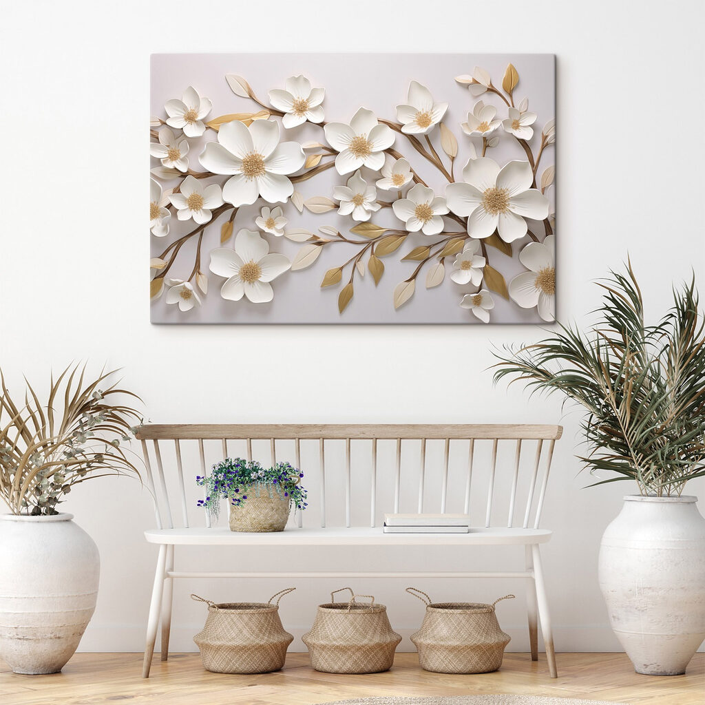 Elegant blossoms on a soft backdrop