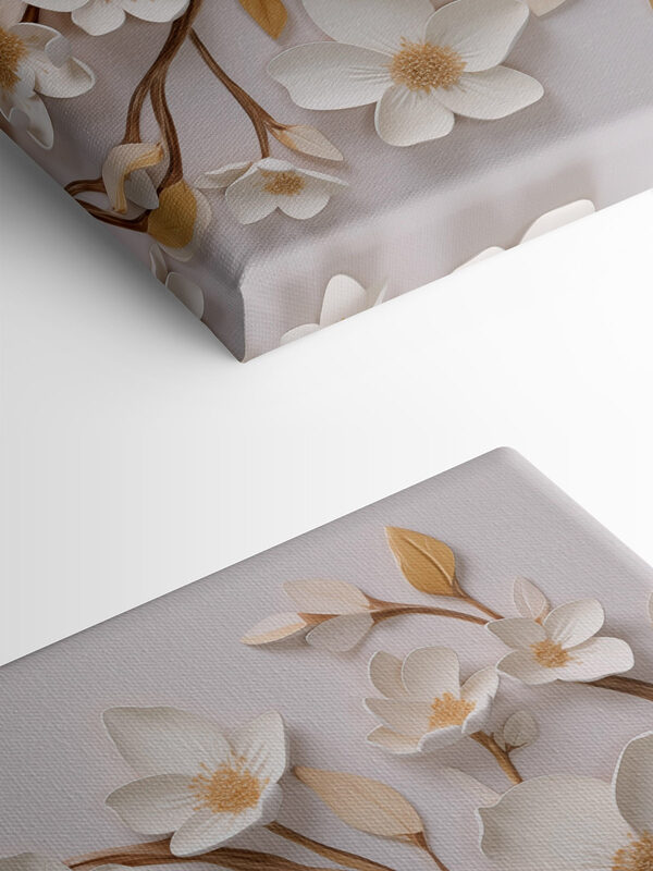 Fleurs élégantes sur une toile de fond douce Fleurs élégantes sur une toile de fond douce