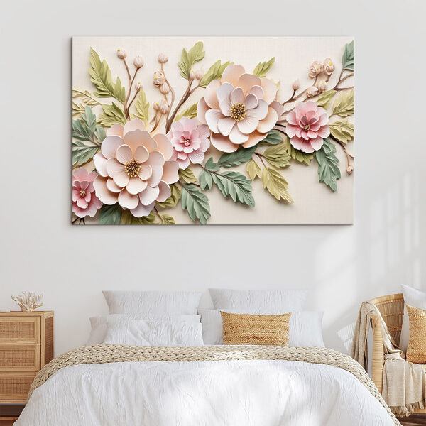 Fleurs et feuilles en papier Fleurs et feuilles en papier