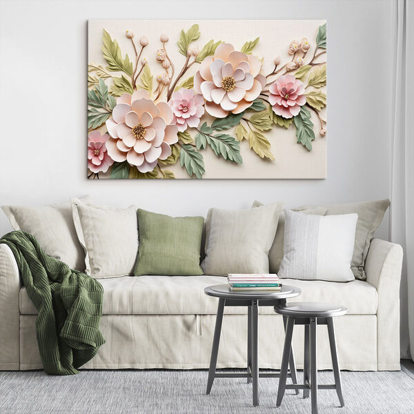 Fleurs et feuilles en papier Fleurs et feuilles en papier
