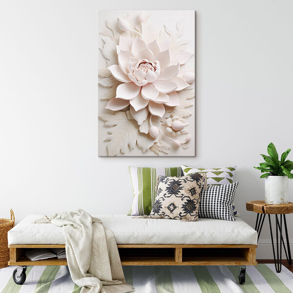 Fleur blanche avec feuilles Fleur blanche avec feuilles