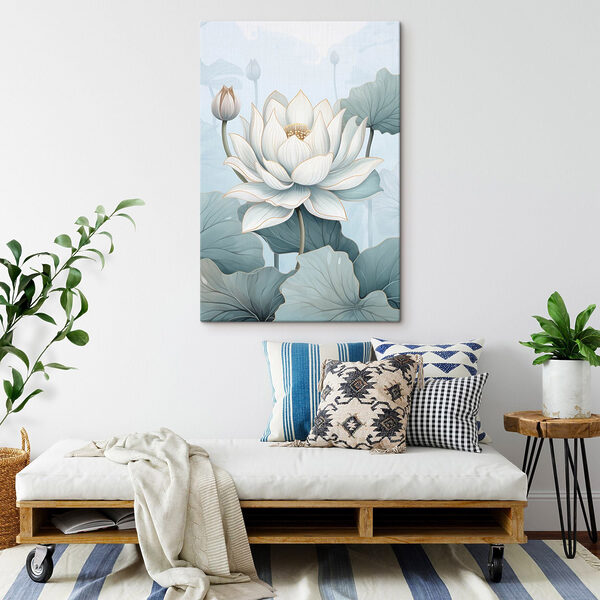 Fleur blanche avec des feuilles vertes Fleur blanche avec des feuilles vertes