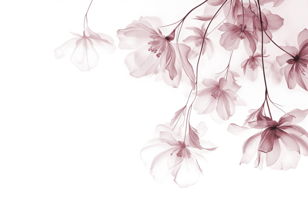 Fleurs délicates sur fond doux Fleurs délicates sur fond doux