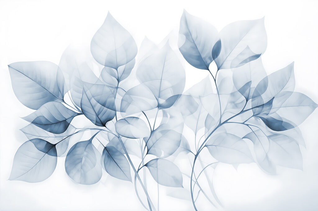 Des feuilles douces dans des teintes délicates. Des feuilles douces dans des teintes délicates.