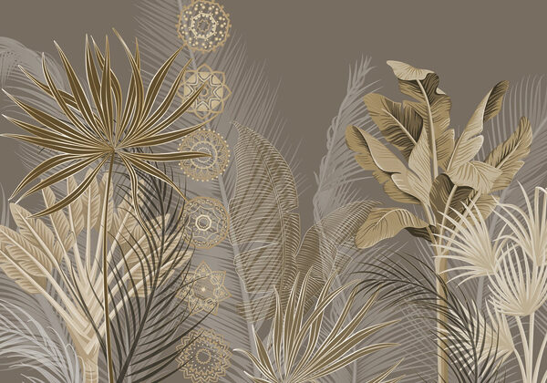 Feuilles tropicales aux teintes subtiles Feuilles tropicales aux teintes subtiles