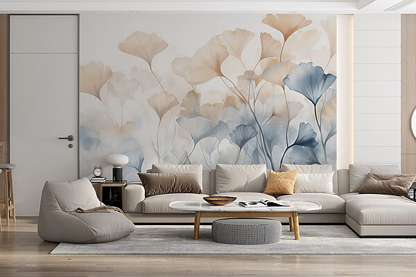 Peinture de fleurs et de feuilles Peinture de fleurs et de feuilles