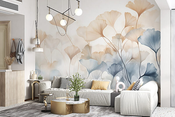 Peinture de fleurs et de feuilles Peinture de fleurs et de feuilles
