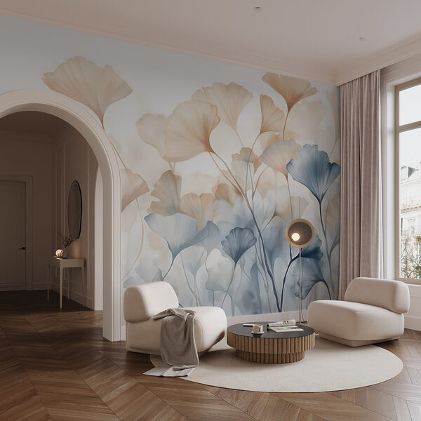 Peinture de fleurs et de feuilles Peinture de fleurs et de feuilles