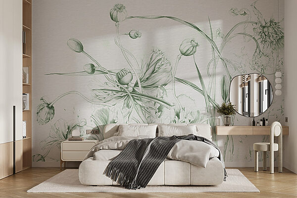 Dessin de fleurs et de feuilles Dessin de fleurs et de feuilles