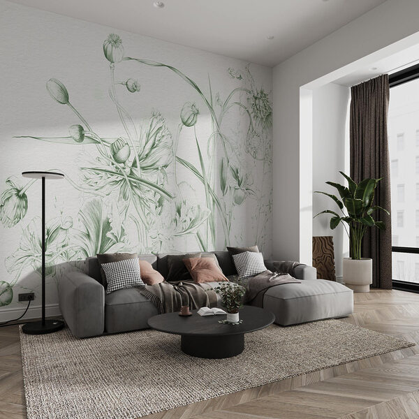 Dessin de fleurs et de feuilles Dessin de fleurs et de feuilles