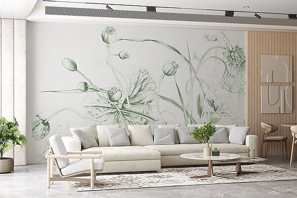 Dessin de fleurs et de feuilles Dessin de fleurs et de feuilles