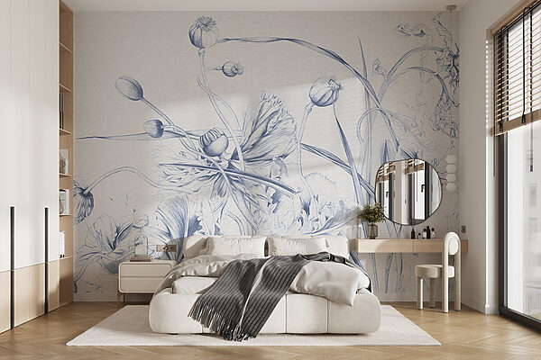 Dessin de fleurs et de feuilles Dessin de fleurs et de feuilles