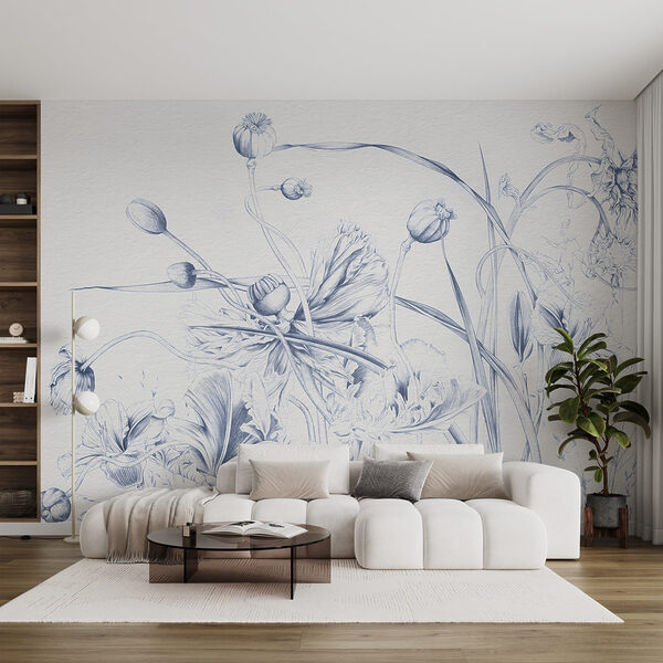 Dessin de fleurs et de feuilles Dessin de fleurs et de feuilles