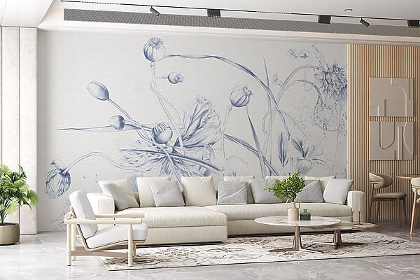 Dessin de fleurs et de feuilles Dessin de fleurs et de feuilles
