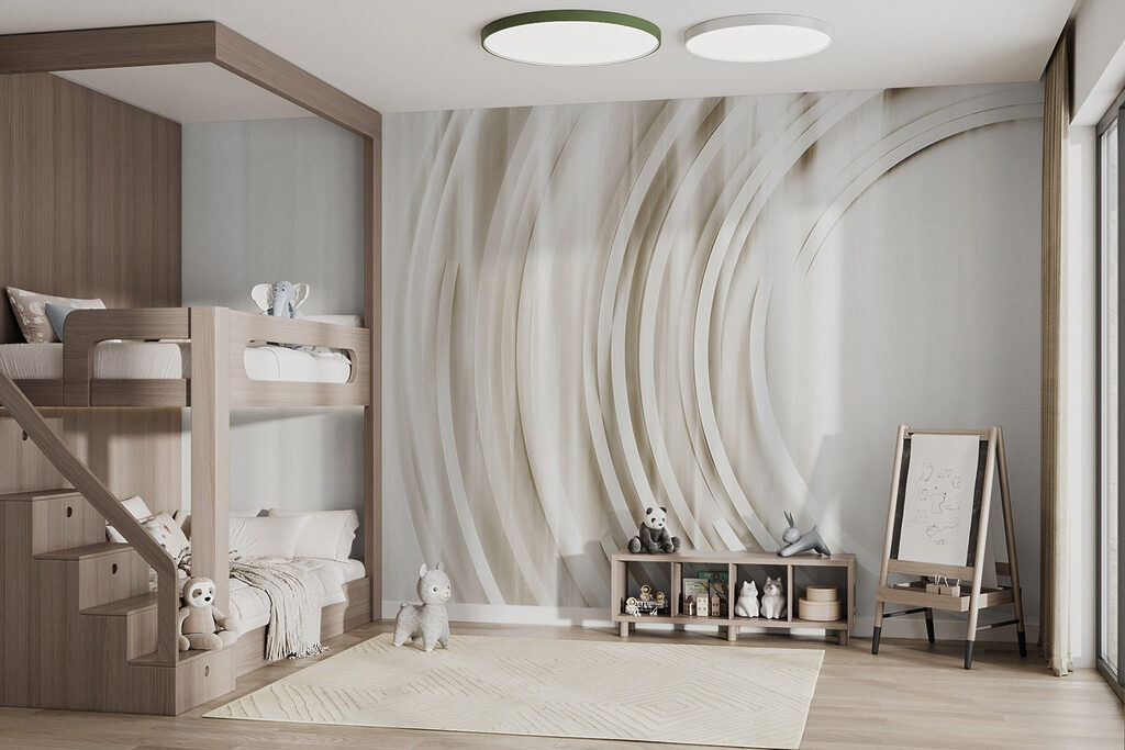 White and grey background with circles White and grey background with circles