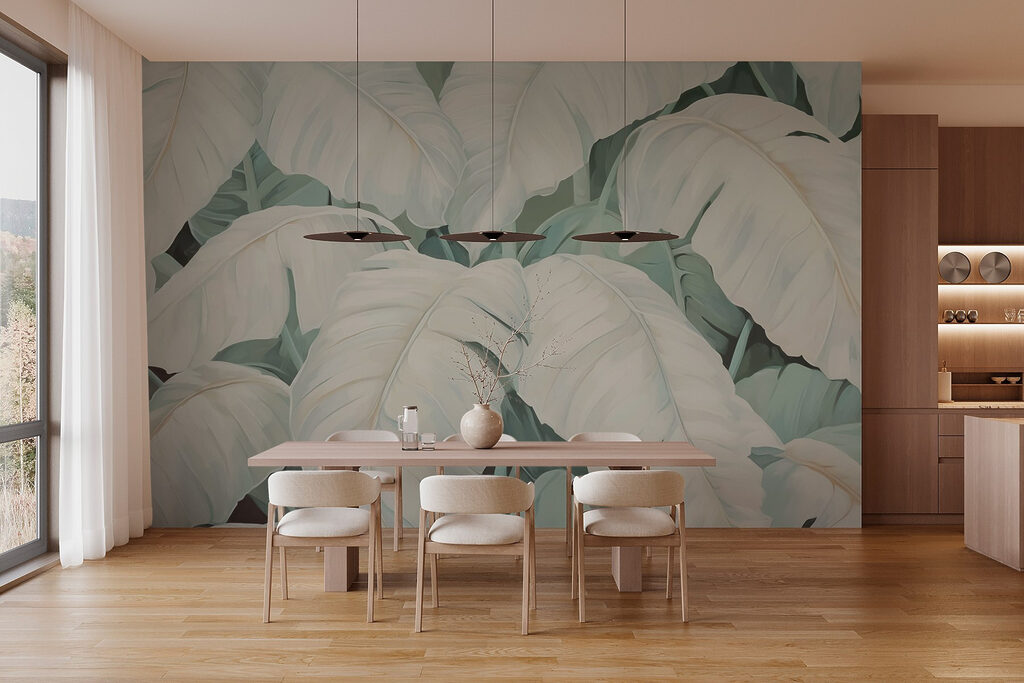 Serene foliage in soft hues Serene foliage in soft hues