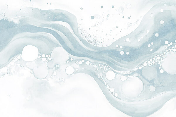 Peinture aquarelle blanche et bleue Peinture aquarelle blanche et bleue