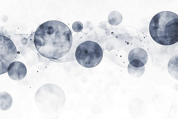 Groupe de cercles avec fumée Groupe de cercles avec fumée
