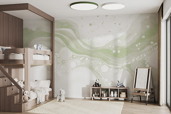 Peinture blanche et verte Peinture blanche et verte