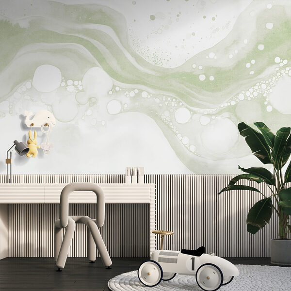 Peinture blanche et verte Peinture blanche et verte