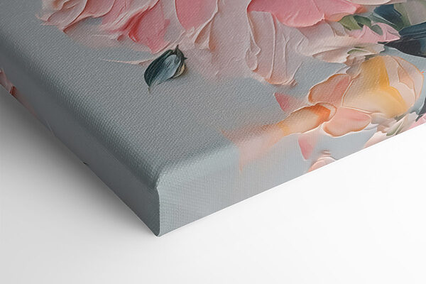 Peinture de fleurs sur une surface blanche Peinture de fleurs sur une surface blanche