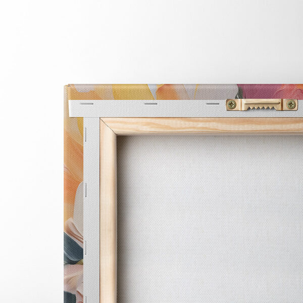 Peinture de fleurs sur une surface blanche Peinture de fleurs sur une surface blanche