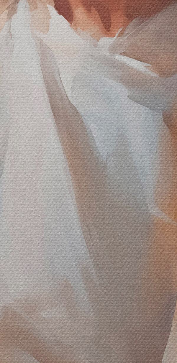 Peinture d'un homme portant une robe Peinture d'un homme portant une robe