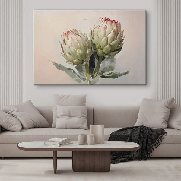Artichauts d'art sur fond blanc Artichauts d'art sur fond blanc
