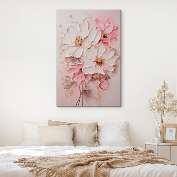 Peinture de fleurs sur un mur Tableaux Peinture de fleurs sur un mur