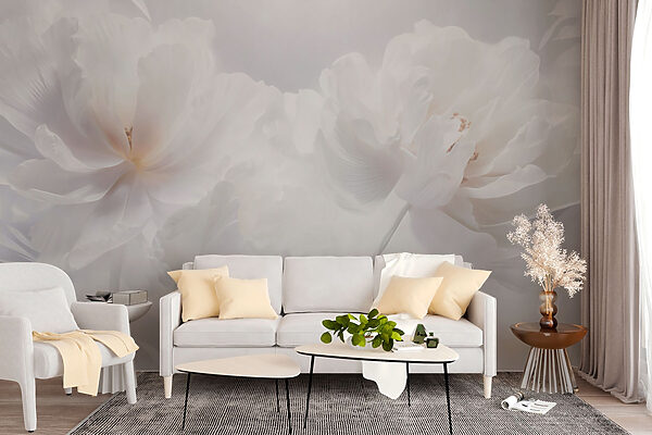Groupe de fleurs blanches Groupe de fleurs blanches