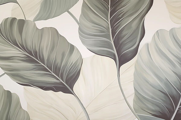 Serene foliage in muted tones Serene foliage in muted tones