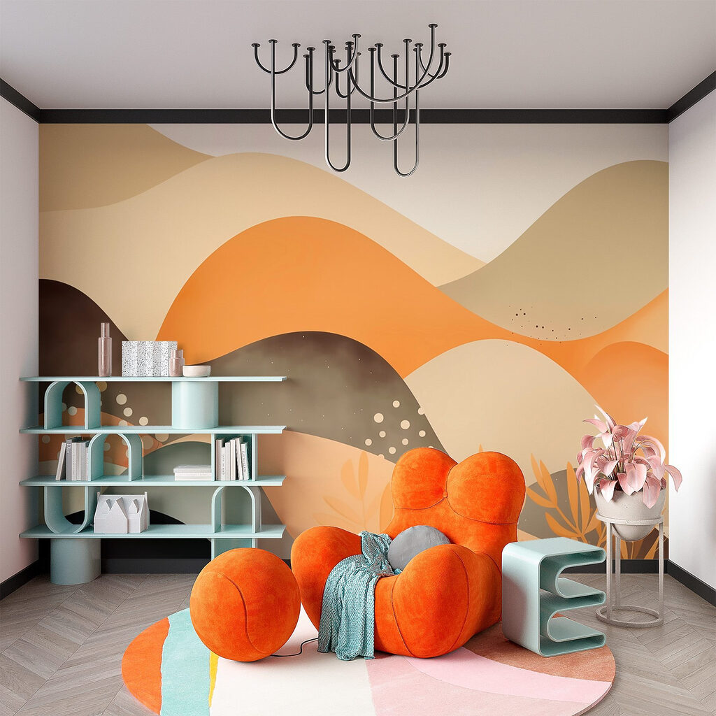 Painting of a desert landscape