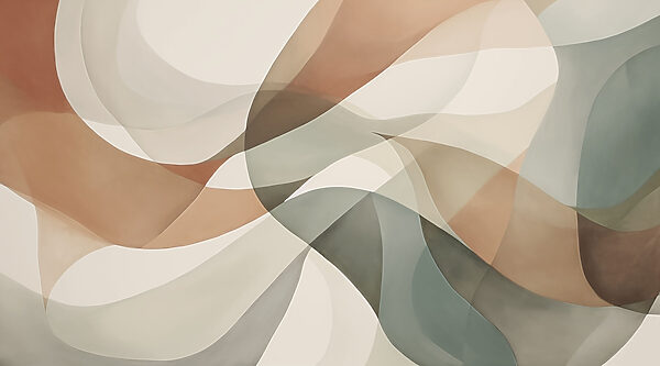 Vagues abstraites dans des couleurs douces Vagues abstraites dans des couleurs douces